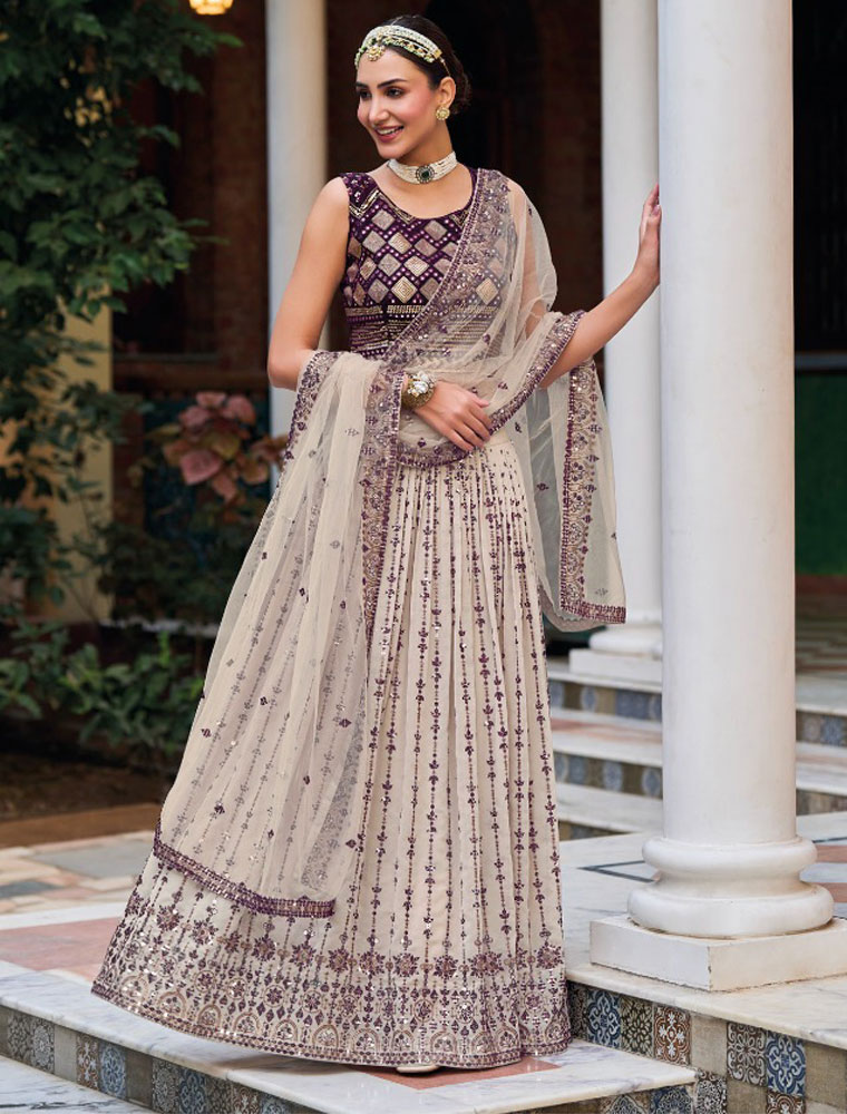 Buy HALFSAREE STUDIO Blue Wedding wear Lehenga Choli set Online at Best  Prices in India - JioMart.
