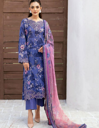 Pure Cotton Luxury Lawn Heavy Embroidery Suits D5