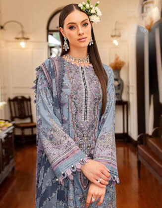 Designer Lawn Collection Ladies Suits Raven