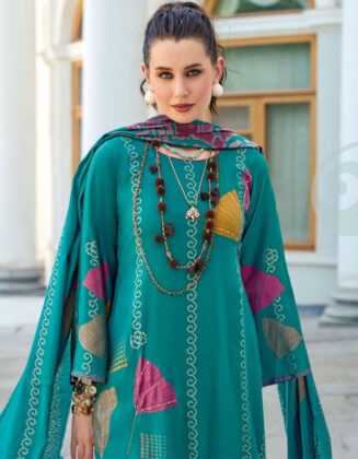 Stylish Pant Style Elegant Suit Deep Aqua