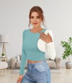 Aqua Bliss Chic Crop Top