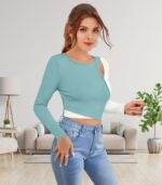 Aqua Bliss Chic Crop Top