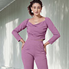 Chic Lounge Co-Ord Set for Women Soft Purple