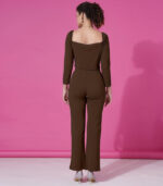 Chic Lounge Co-Ord Set for Women Brown