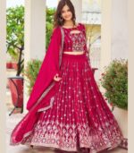 Gulabi Grace Embroidered Lehenga Choli