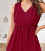 Ruby Elegance Summer Dress