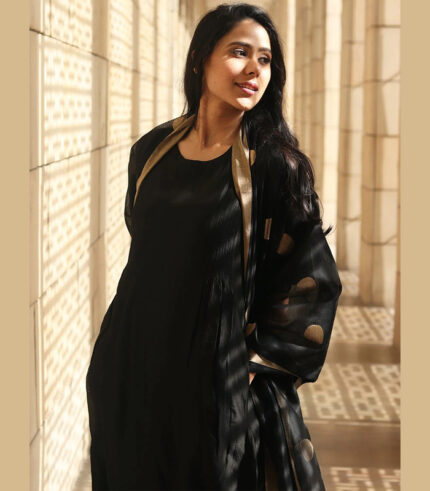 Silken Charm Kurta Pant Set