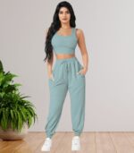 Urban Blush Jogger Set Cool Grey