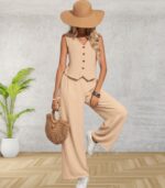 City Cool Relaxed Outfit Rose Gold