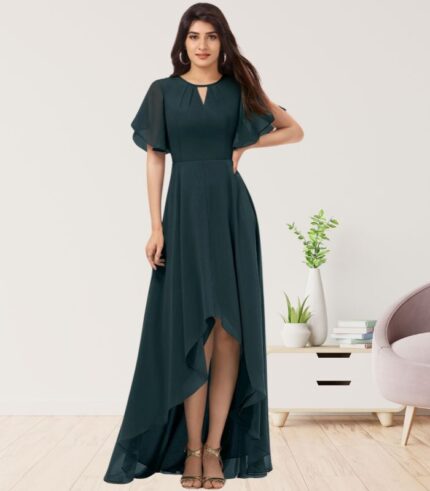 Emerald Whisper Gown