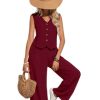 City Cool Relaxed Outfit Maroon